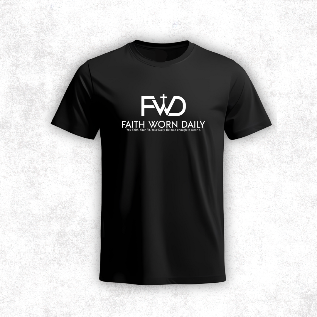 Faith Worn Daily – Limited Edition Tee (w/ Cross)(W)