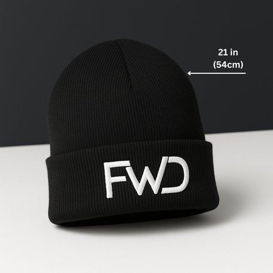 FWD Classic Black Beanie