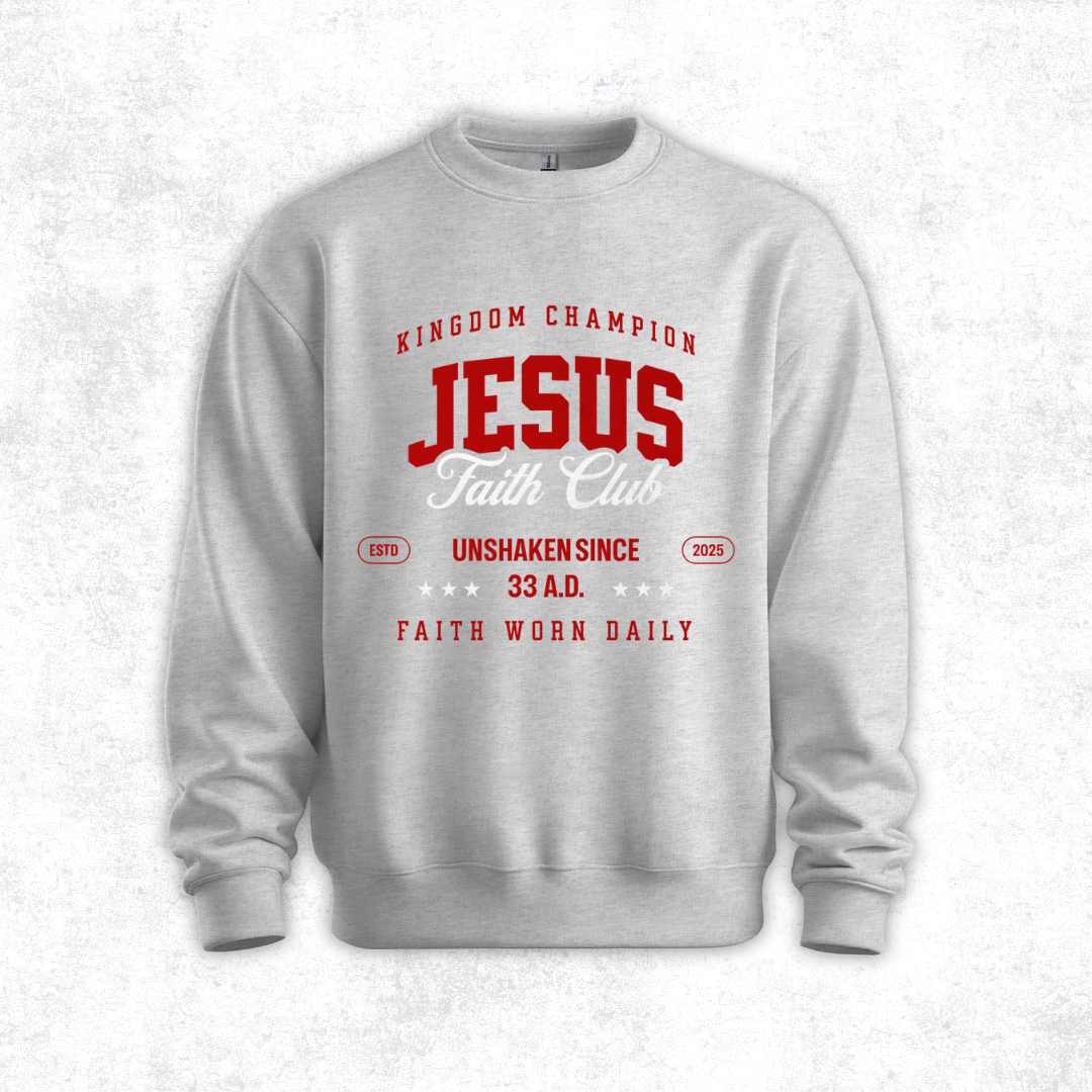 Jesus Faith Club Crewneck Sweatshirt (R)