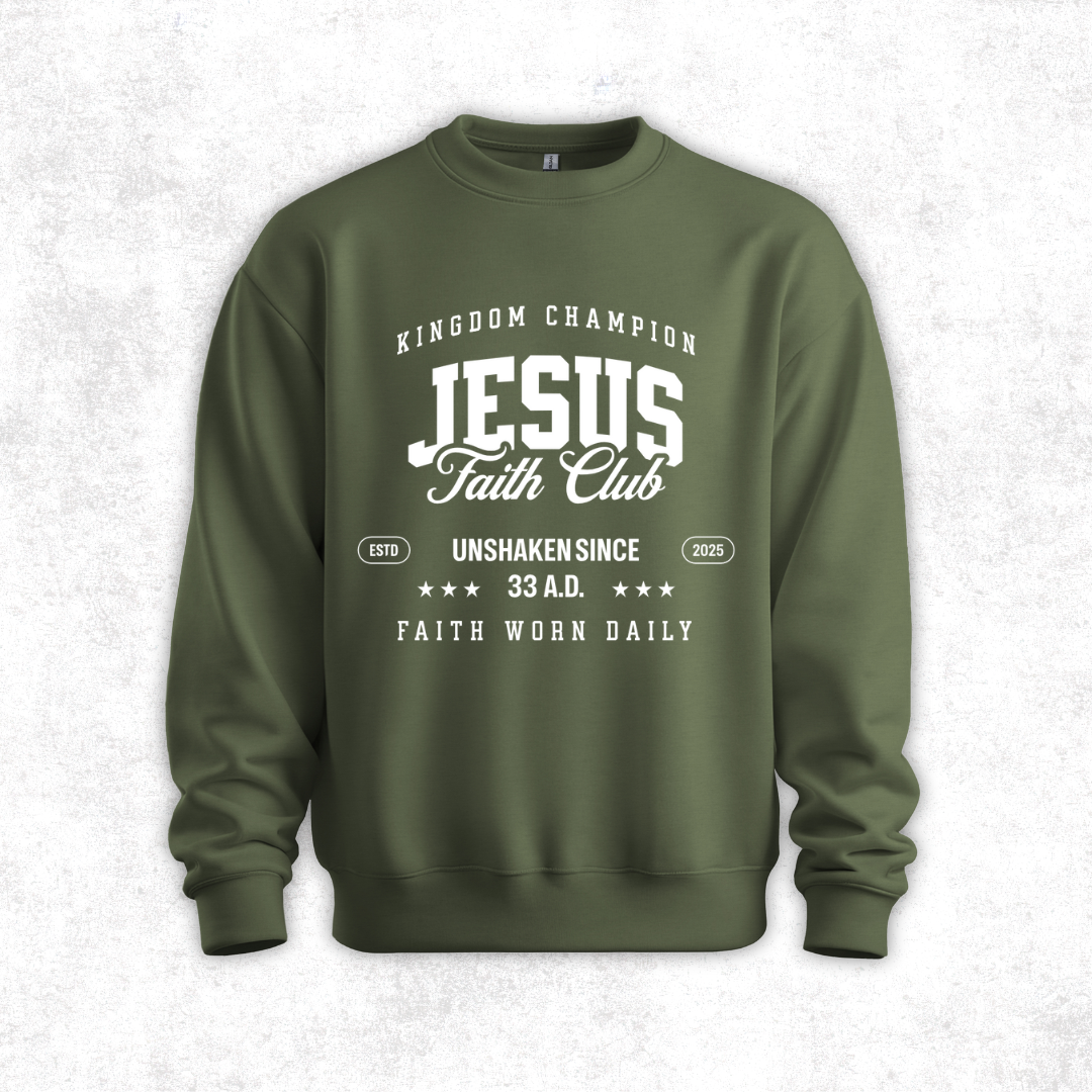 Jesus Faith Club Crewneck Sweatshirt (G)