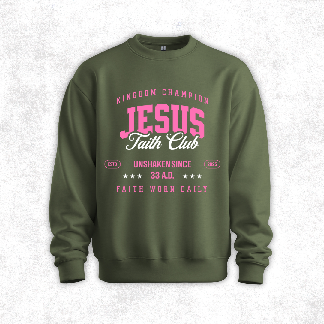 Jesus Faith Club Crewneck Sweatshirt (P)
