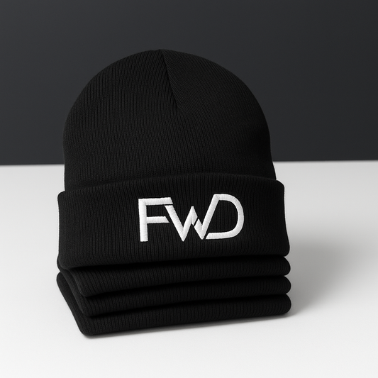 FWD Classic Black Beanie